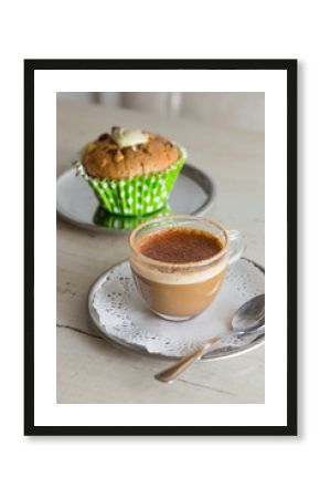 Ginseng con muffin al pistacchio