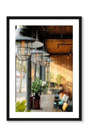 Coffee Shop Vintage Style.