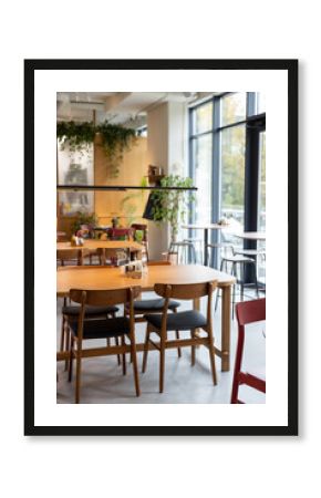 Picture of a nice and cute cafe interior