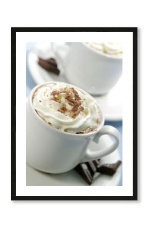 cappuccino or chocolate