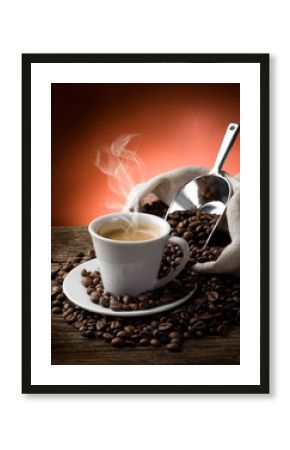hot  coffee - caffe fumante