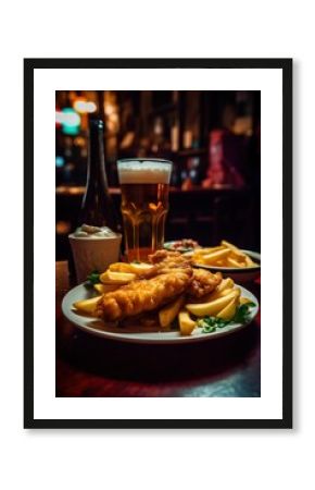 Classic British Fish and Chips Delight