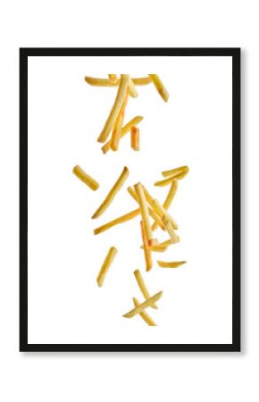 Flying or levitating french fries