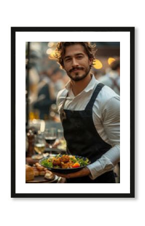 working as waiter,generative ai