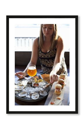 Appetizers served at a pub