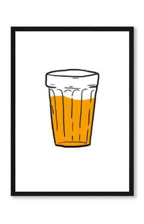 BRAZILIAN BEER GLASS