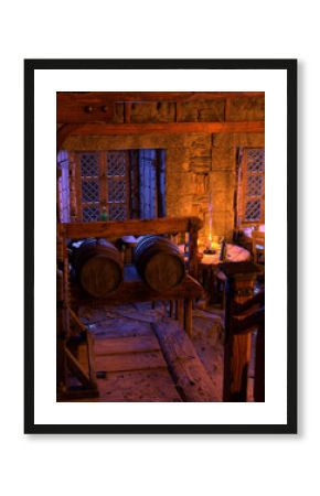 3D Rendering Medieval Tavern