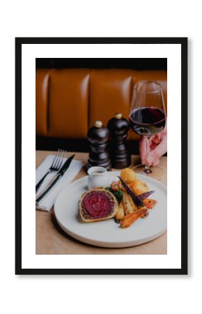 British vegetarian roast dinners 