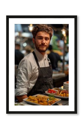 working as waiter,generative ai
