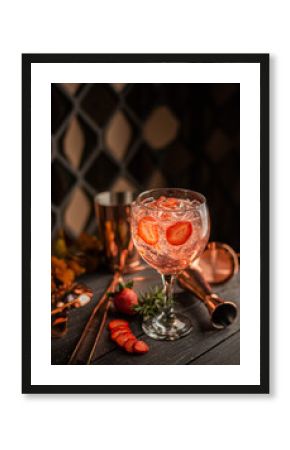 Gin de fresa