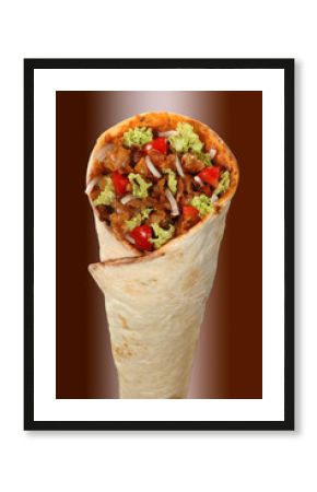 Lahmacun mit Dönerfleisch