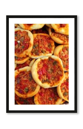 Coca de Dacsa mediterranean pizza from Spain
