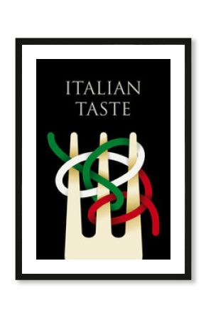 Italian taste cover black