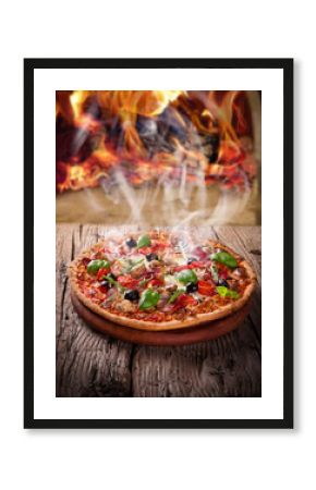 Delicious italian pizza