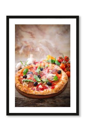 Delicious italian pizza