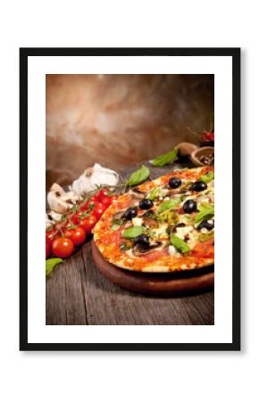 Delicious fresh pizza