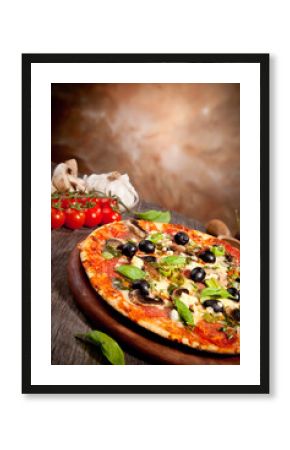 Delicious fresh pizza