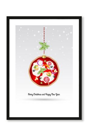 Pizza Christmas Ball