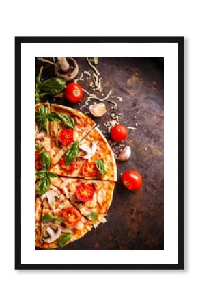 Homemade Italian pizza