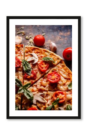 Delicious Italian pizza
