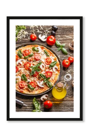 Fresh homemade pizza