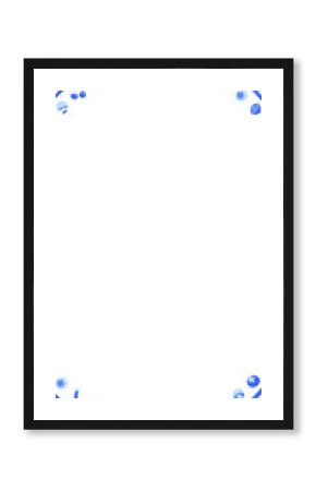 Blue diagonal lines frame is featuring flat pineapple, pizza slice icons on transparent background