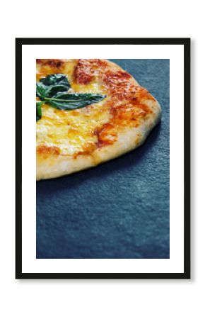 Pizza on table