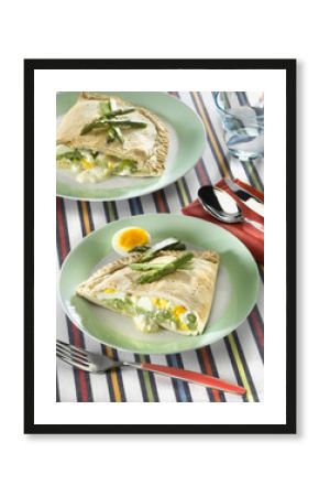 pizza calzone aux asperges
