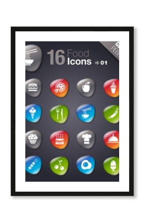 Glossy Peebles -  Food Icons