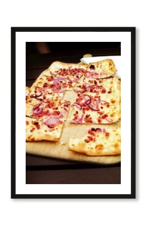 Flammkuchen rustikal