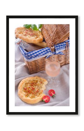 Onion tart and Federweisser(Nouveau)