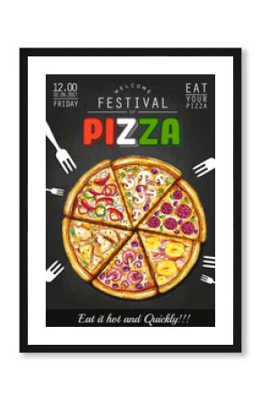 Italiano Pizza poster background