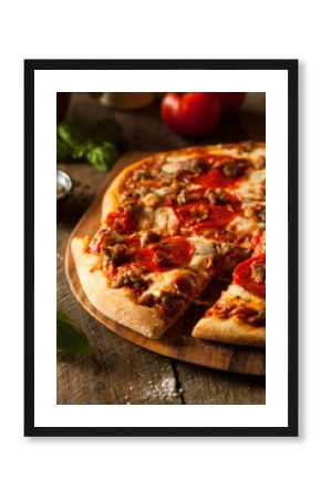 Homemade Meat Loves Pizza