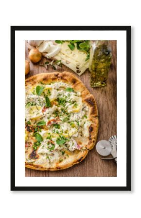 Pizza Bianco with Rosemary and Pancetta