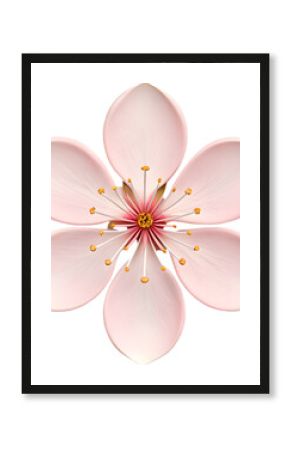 A beautifully minimal cherry blossom flower design symbolizes grace, purity, and Japanese aesthetics with modern elegance. 
