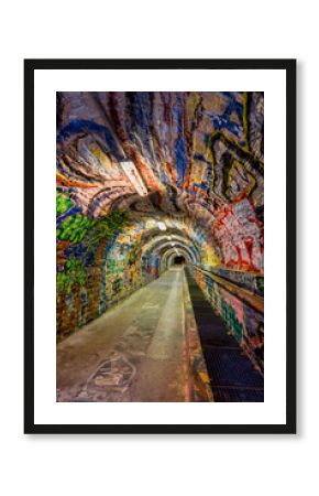 Tunnel peint de Cerbère