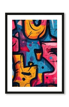 graffiti abstract background