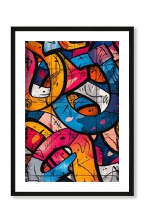 graffiti abstract background