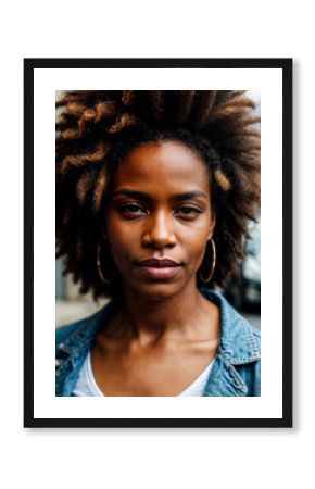 Soulful street performer's face captured in moment of musical passion, embodying urban culture and artistry.