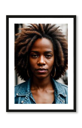 Soulful street performer's face captured in moment of musical passion, embodying urban culture and artistry.