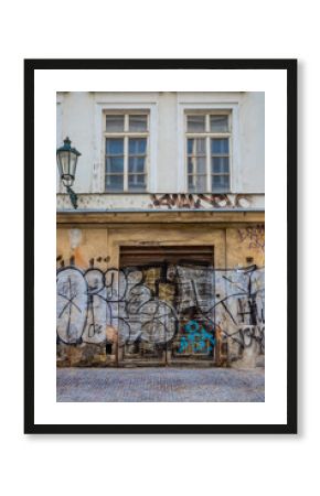 Street-art dans les rues de Prague