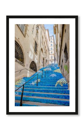 Escalier Mermet à  la Croix Rousse à Lyon