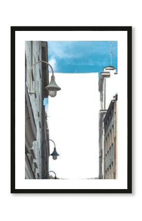 White canvas was placed in Kulovica Street, which was a protection against Serbian snipers 30 years ago in Sarajevo.