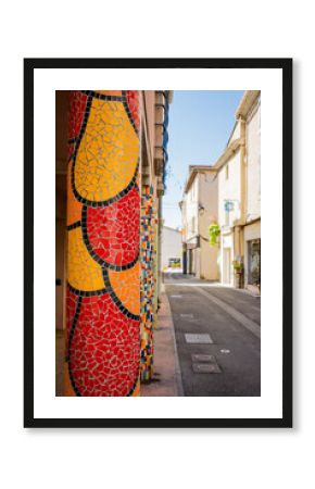 Dans les rues de Monteux en Provence