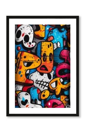 graffiti abstract background