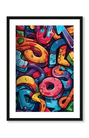 graffiti abstract background