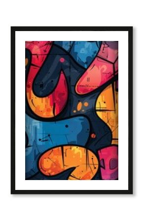 graffiti abstract background