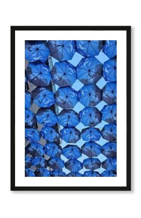 Blue Sky Umbrella Art Installation