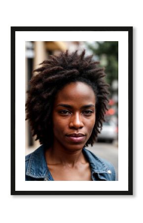 Soulful street performer's face captured in moment of musical passion, embodying urban culture and artistry.