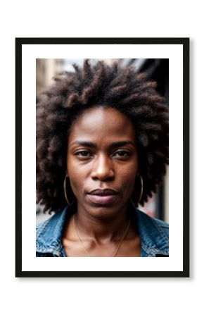 Soulful street performer's face captured in moment of musical passion, embodying urban culture and artistry.